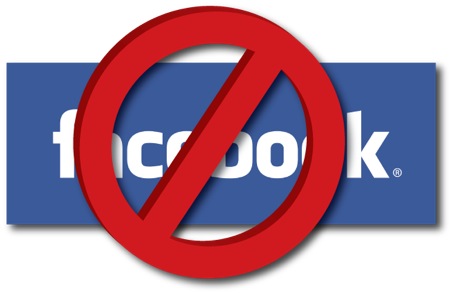 No Facebook Logo
